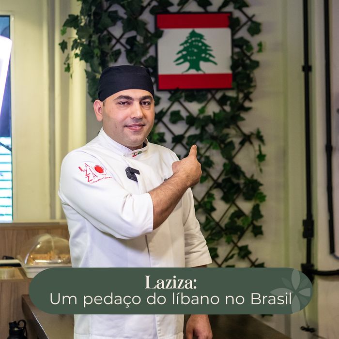 Cantinho do espaço de convivência do Laziza